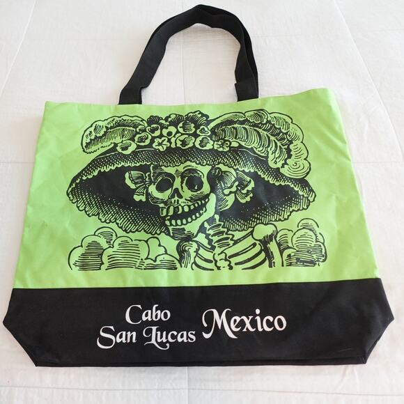 CABO TOTE / Day of the Dead Large tote with zipper - Picture 1 of 4
